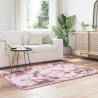 Shaggy Rug High Pile Dusty Pink 120x170 cm - Hipomarket