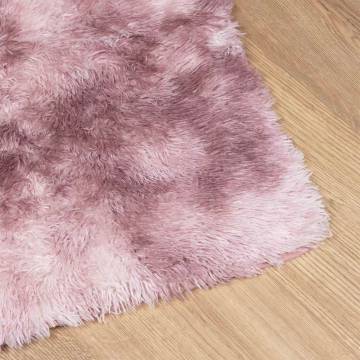 Shaggy Rug High Pile Dusty Pink 120x170 cm - Hipomarket