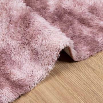 Shaggy Rug High Pile Dusty Pink 120x170 cm - Hipomarket