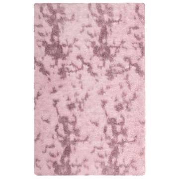 Shaggy Rug High Pile Dusty Pink 130x200 cm - Stylish Comfort