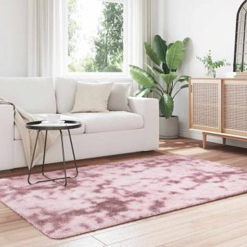 Shaggy Rug High Pile Dusty Pink 130x200 cm - Stylish Comfort