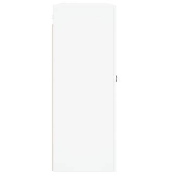 Wall Mounted Cabinets - 2pcs White Engineered Wood | Hipo Market