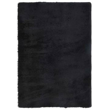 Shaggy Rug High Pile Black 200x290 cm - Stylish & Durable