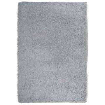 Shaggy Rug High Pile Silver Grey 200x290 cm - Hipomarket