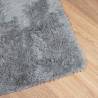 Shaggy Rug High Pile Silver Grey 200x290 cm - Hipomarket