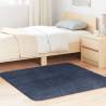 Shaggy Navy Rug 120x120 cm - Stylish & Durable | Hipo Market