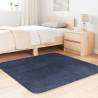 Shaggy Navy Rug 120x120 cm - Stylish & Durable | Hipo Market