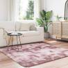 Shaggy Rug High Pile Dusty Pink 160x160 cm - Stylish Comfort