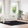  Shaggy Rug High Pile Black 240x240 cm Polyester Colour black Size 240 x 240 cm Shape square 