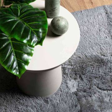 Shaggy Rug High Pile Silver Grey 240x240 cm - Buy Online