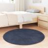 Shaggy Rug High Pile Navy 100x100 cm - Durable & Stylish