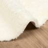 Shaggy High Pile Cream Rug 120x120 cm - Durable & Stylish