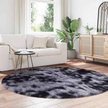 Shaggy Rug High Pile Dark Grey 200x200 cm | Hipomarket