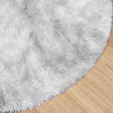 Shaggy Rug High Pile Light Grey 200x200 cm - Hipomarket UK