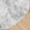 Shaggy Rug High Pile Light Grey 200x200 cm - Hipomarket UK