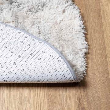 Shaggy Rug High Pile Light Grey 200x200 cm - Hipomarket UK