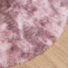 Shaggy Rug High Pile Dusty Pink - 240x240 cm Polyester