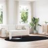  Shaggy Rug High Pile Black 300x200 cm Polyester Colour black Size 300 x 200 cm Shape oval 