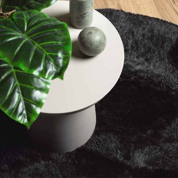 Shaggy Rug High Pile Black 300x200 cm | Hipomarket