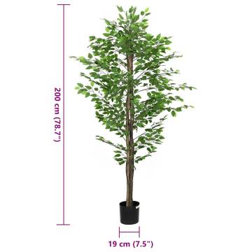 Artificial Ficus Plant 200 cm - 1260 Leaves | Hipomarket