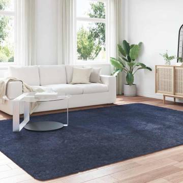 Shaggy Rug High Pile Navy 240x340 cm - Elegance & Comfort