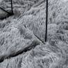 Shaggy Rug High Pile Silver Grey 200x200 cm - Hipomarket