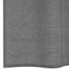 Dark Grey Voile Curtains with Grommets - 140x175 cm (2 pcs)