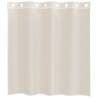 Voile Curtains with Grommets - Cream 140x140 cm (2 pcs)