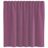 Voile Curtains with Loops 2 pcs Purple 140x140 cm | HipoMarket