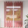  Voile Curtains with Grommets 2 pcs Wine Red Colour wine red Size 140 x 300 cm Quantity in Package 1 Model with grommets 