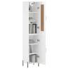 Highboard High Gloss White - Stylish Storage Solution