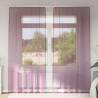 Voile Curtains with Loops 2 pcs Purple 140x225 cm | HipoMarket