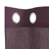 Voile Curtains with Grommets - Purple 140x225 cm (2 pcs)