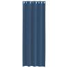 Royal Blue Voile Curtains with Grommets - 2 pcs