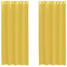 Yellow Voile Curtains with Grommets - 2 pcs for Your Home