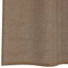 Voile Curtains with Grommets - Light Brown | HipoMarket