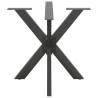 Spider Shape Dining Table Leg - Anthracite Steel 85x85 cm