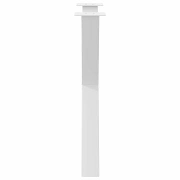 X-Shaped Dining Table Legs (White) - 70x(72-73) cm - 2 pcs