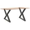 Dining Table Legs 2 pcs Anthracite Steel - Stylish & Durable