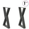  Dining Table Legs 2 pcs Anthracite 60x(72-73.3) cm Steel Colour anthracite Size 60 x (72-73.3) cm Quantity in Package 1 Number of 