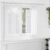  Voile Curtains with Rod Pockets 2 pcs White Colour white Size 140 x 175 cm Quantity in Package 1 Model with rod pockets 