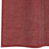 Voile Curtains with Rod Pockets - Wine Red - 2 pcs | HipoMarket