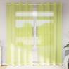  Voile Curtains with Grommets 2 pcs Apple Green 140x225 cm Colour apple green Size 140 x 225 cm Quantity in Package 1 Model with grommets 