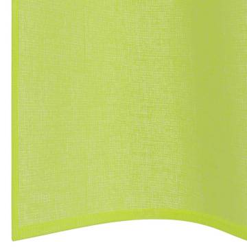 Voile Curtains with Grommets - Apple Green, 140x225 cm