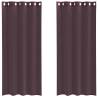 Voile Curtains with Grommets 2 pcs Purple 140x245 cm