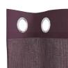 Voile Curtains with Grommets 2 pcs Purple 140x245 cm