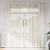  Voile Curtains with Tab Top 2 pcs Cream Colour cream Size 140 x 225 cm Quantity in Package 1 Model with tab top 