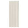 Voile Curtains with Tab Top - 2 pcs Cream | Hipomarket