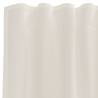 Voile Curtains with Tab Top - 2 pcs Cream | Hipomarket