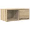 Stylish Sonoma Oak TV Cabinet - 60x31x25.5 cm Engineered Wood